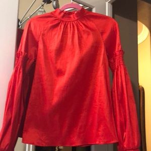 Tea&cup red blouse